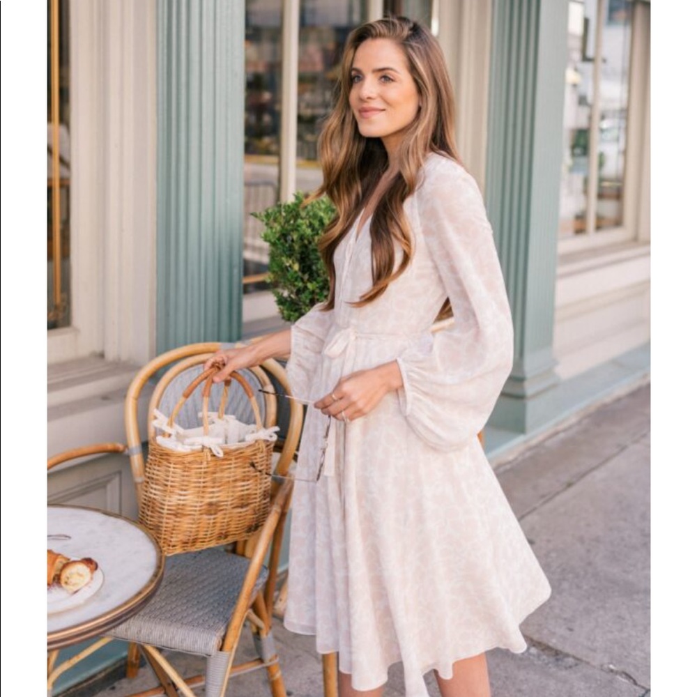 GAL MEETS GLAM Rare Esther Shadow Branch Dress